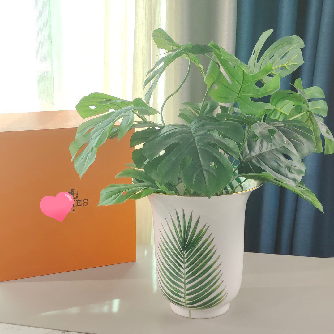 Christmas gift Brand vase luxurious flower pot exquisite present gift free shipping