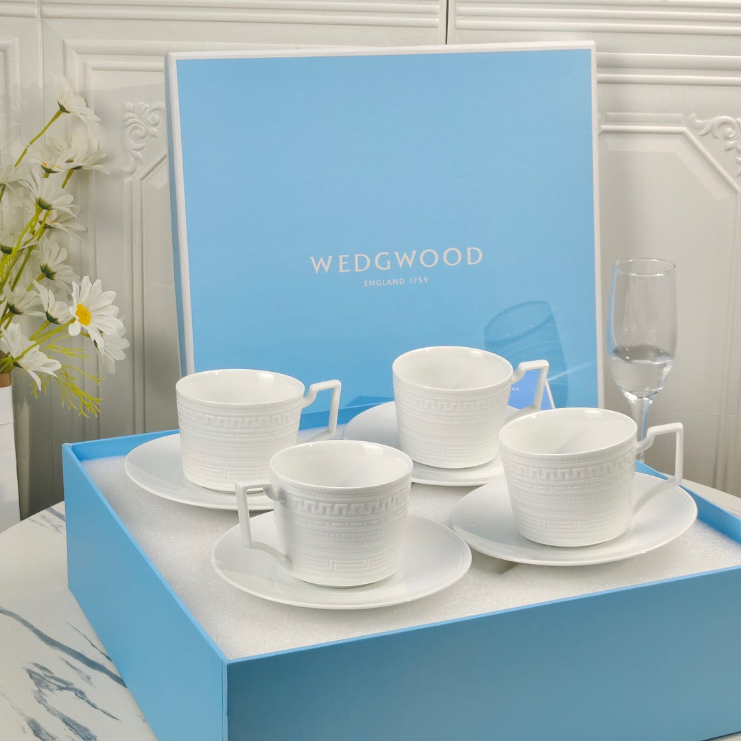 Christmas Gift Brand Coffee Cup Set Luxurious Tableware Classic Design Free Shipping