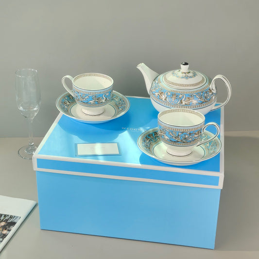Christmas gift Brand tea cup teapot coffee cup luxurious gift tableware free shipping