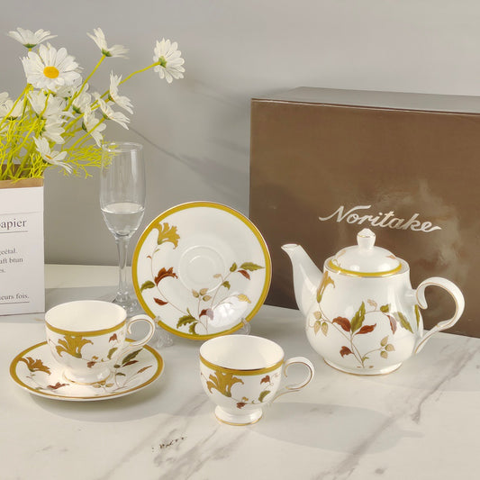 Christmas Gift Brand Coffee Cup Set Elegant Style Afternoons Tea Time Free Shipping