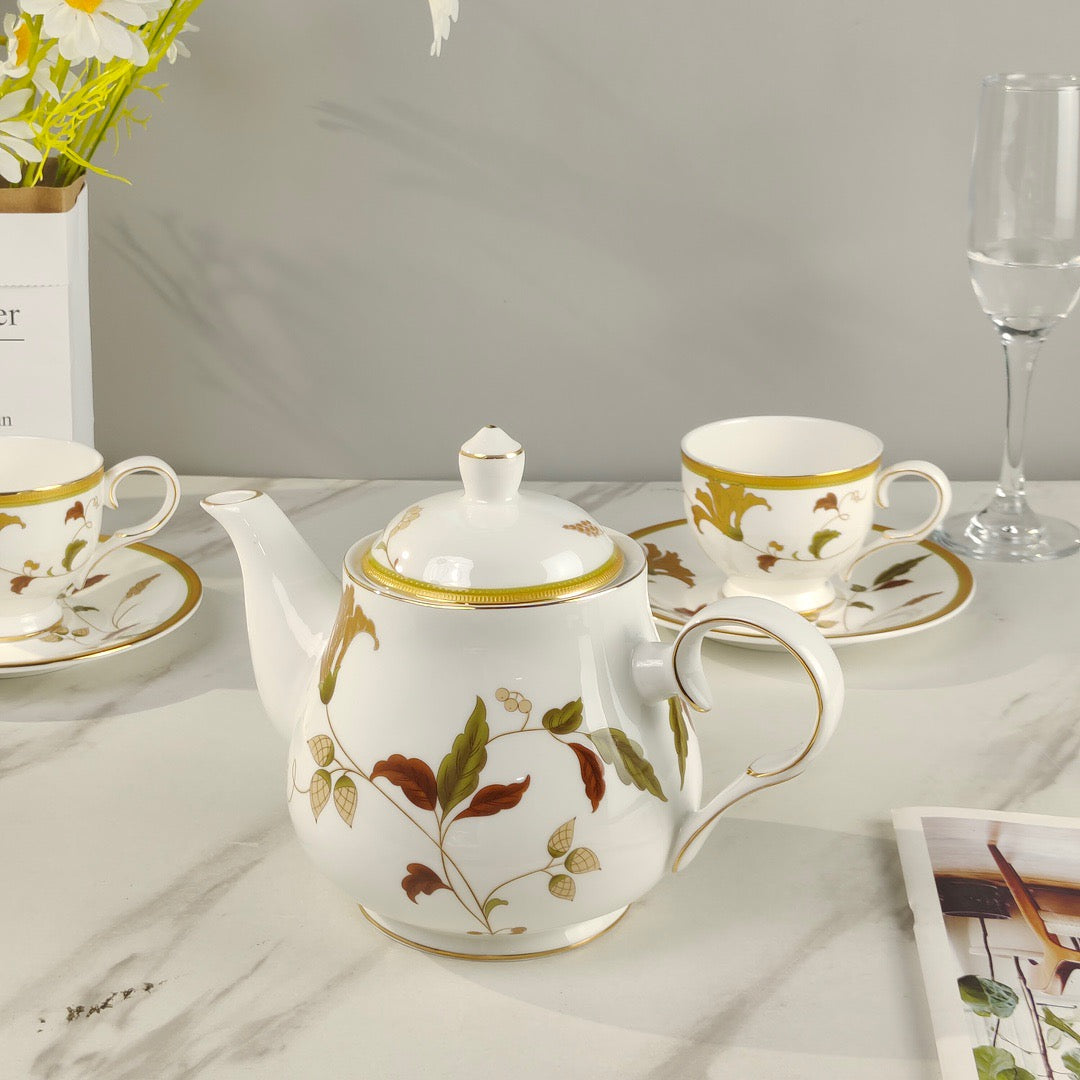 Christmas Gift Brand Coffee Cup Set Elegant Style Afternoons Tea Time Free Shipping