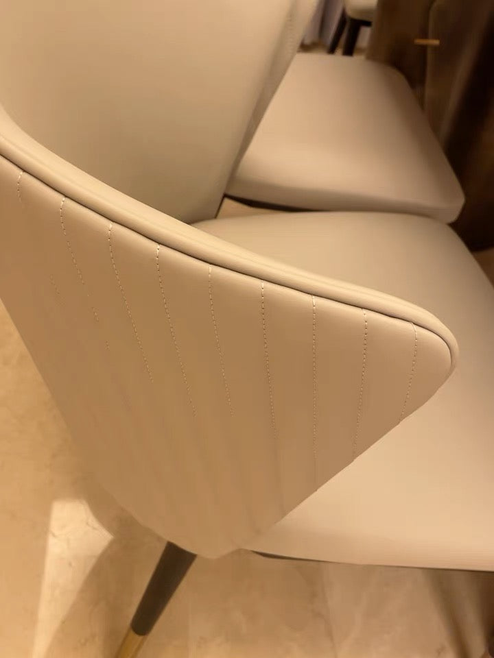 Italian style Luxurious dining chair modern restaurant chair makeup chair