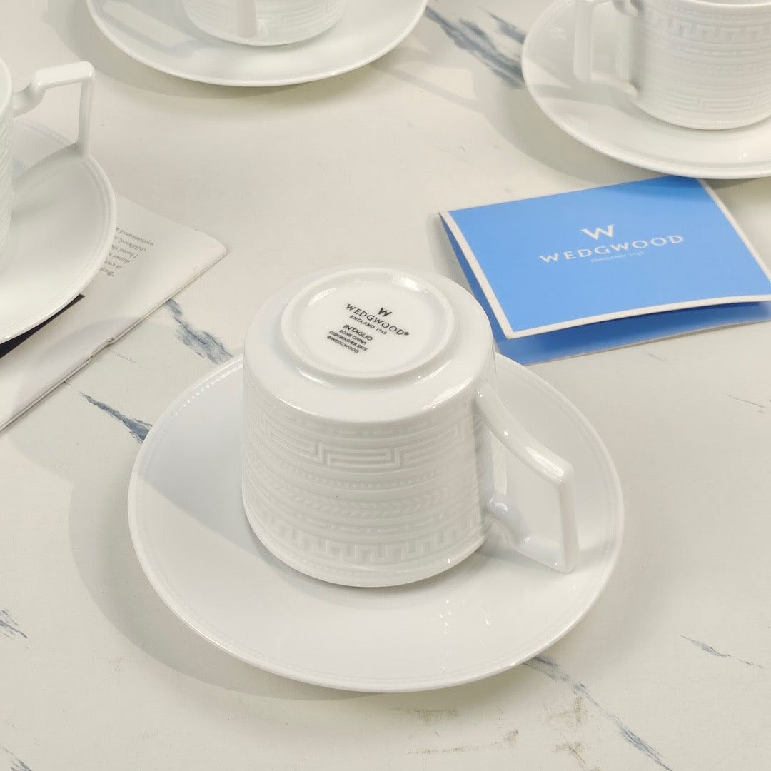 Christmas Gift Brand Coffee Cup Set Luxurious Tableware Classic Design Free Shipping