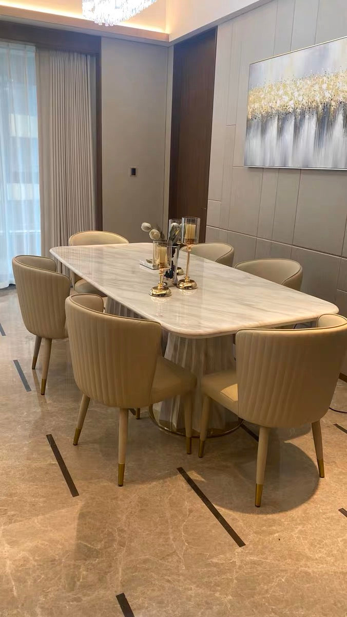 Italian style Luxurious dining chair modern restaurant chair makeup chair