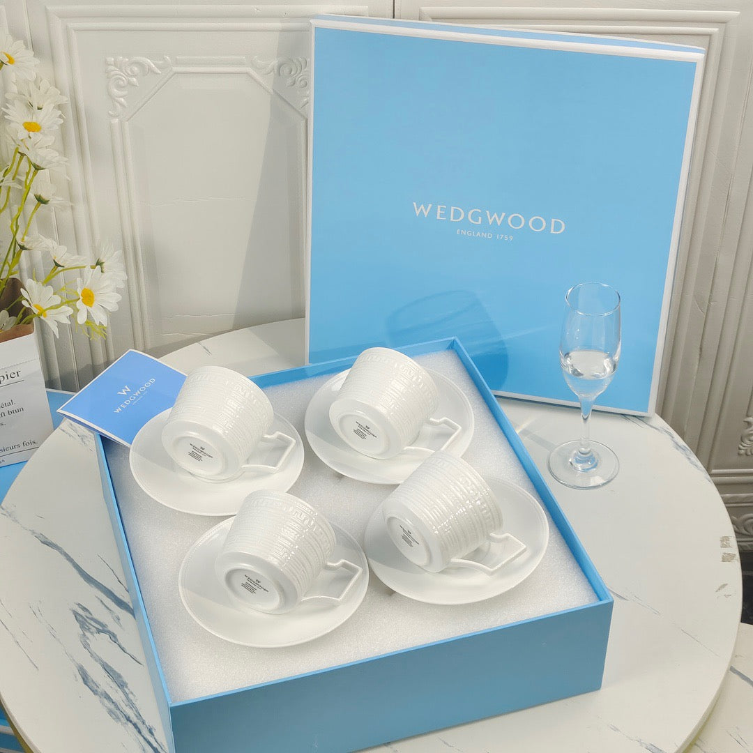 Christmas Gift Brand Coffee Cup Set Luxurious Tableware Classic Design Free Shipping