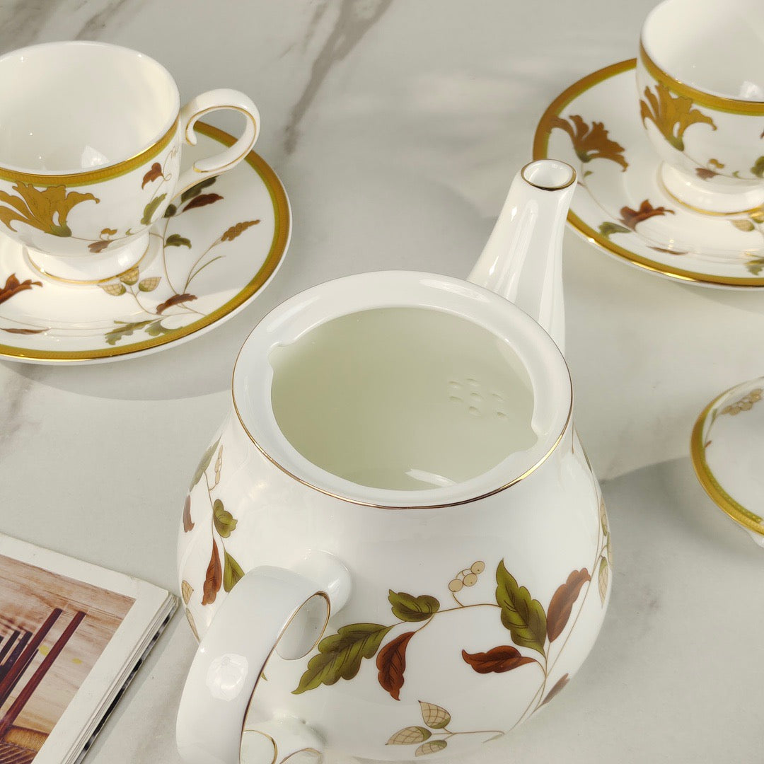 Christmas Gift Brand Coffee Cup Set Elegant Style Afternoons Tea Time Free Shipping