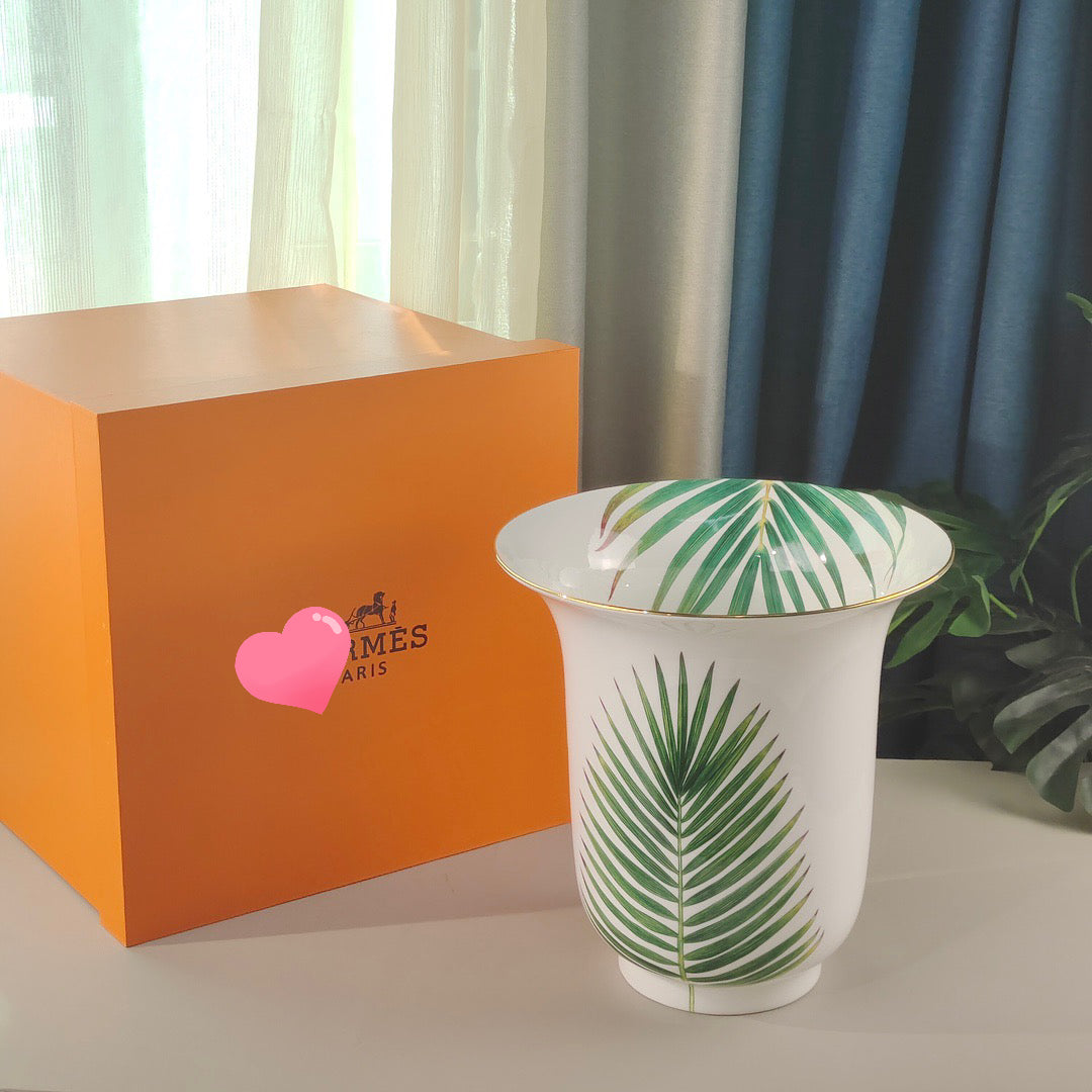 Christmas gift Brand vase luxurious flower pot exquisite present gift free shipping