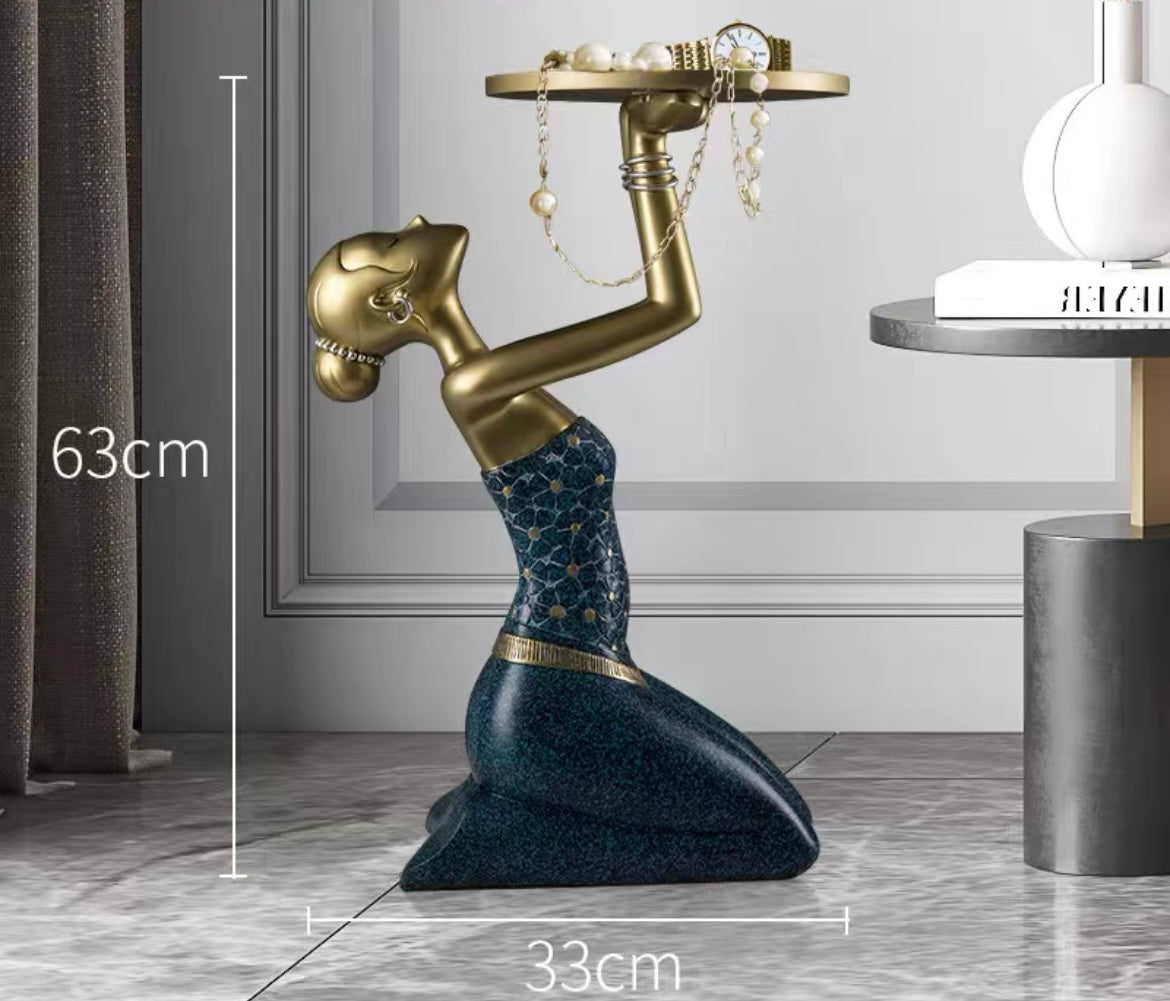 Hot sale Dancing girl side table abstract appearance coffee table