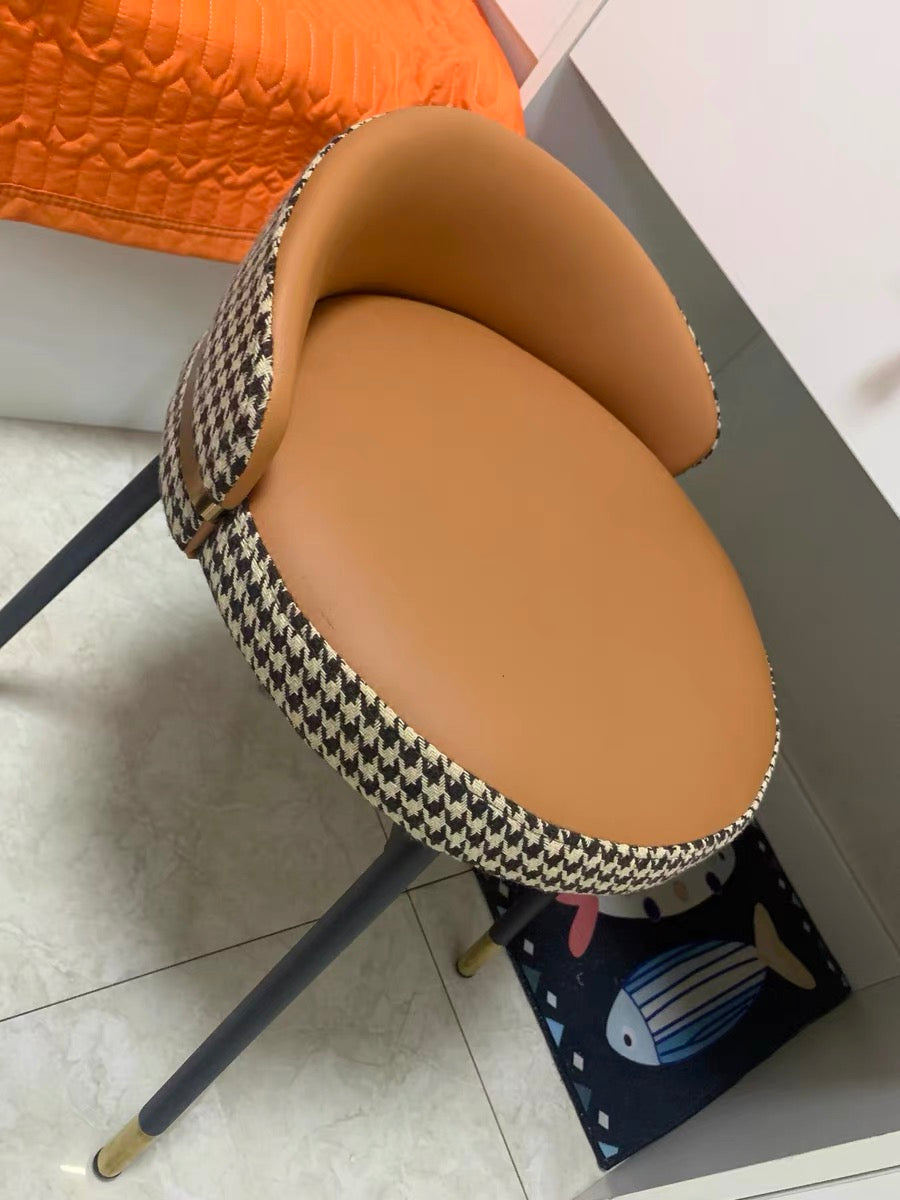 Rotatable dressing stool elegant make up dresser chair