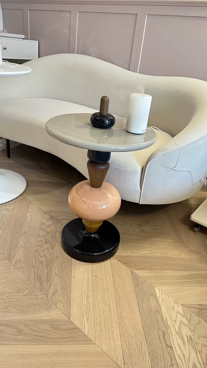 Shuffle table creative coffee table solid wood artwork