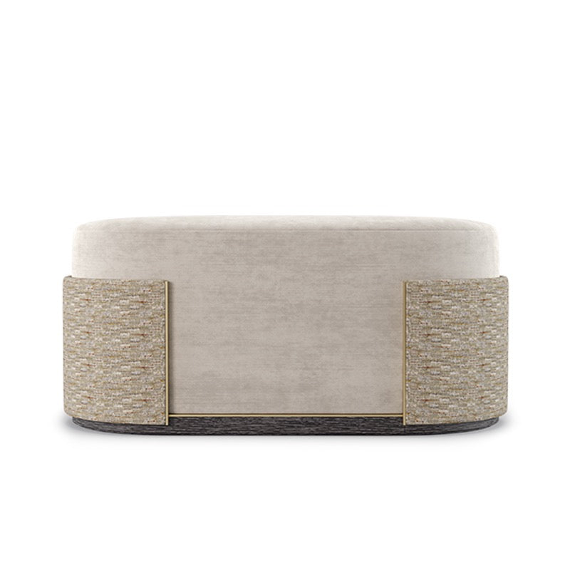 Bedroom puff bench elegant bed-end tool