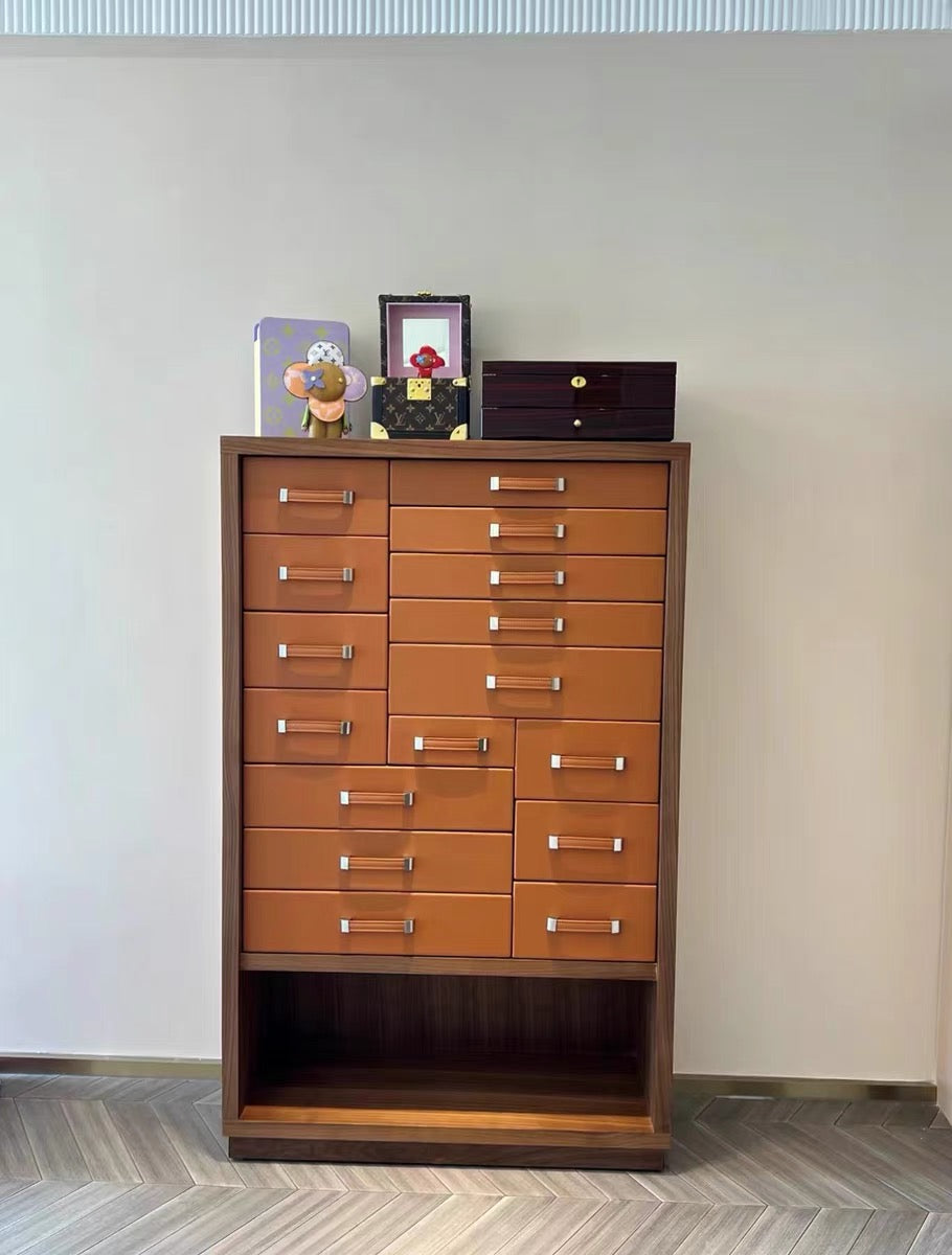 Luxurious Jewels storage watch storage foldable cabinet dressing room