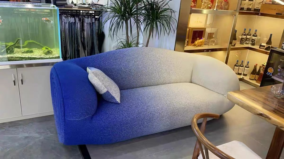 Gradient sofa modern living room furniture abnormal sofa