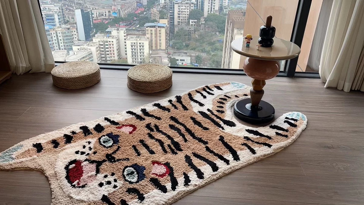Shuffle table creative coffee table solid wood artwork