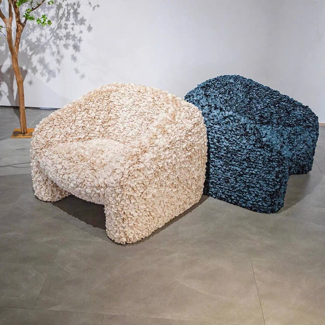 Stylish Design Flower Armchair Rose Sofa Girls Living Room Luxurious Furniture