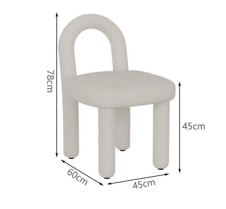 Multi colors Simple dressing chair lovely children chair dining chair