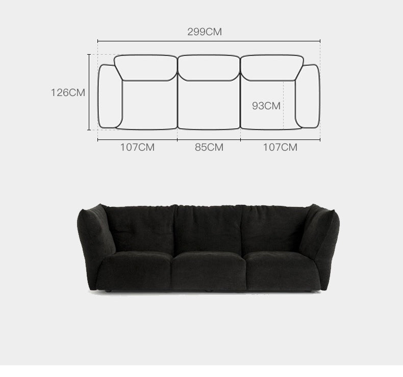 Petals Sofa Flexible Backrest Artistic Sofa Luxurious Living Room