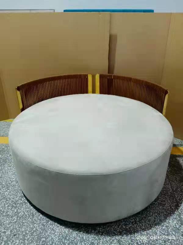 Leisure Sofa Italian Style Round Single Sofa Luxurious Furniture