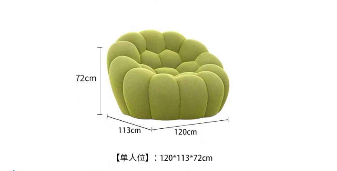 Creative Bubble Sofa Customized Net Fabric Unique Design Lovely Home