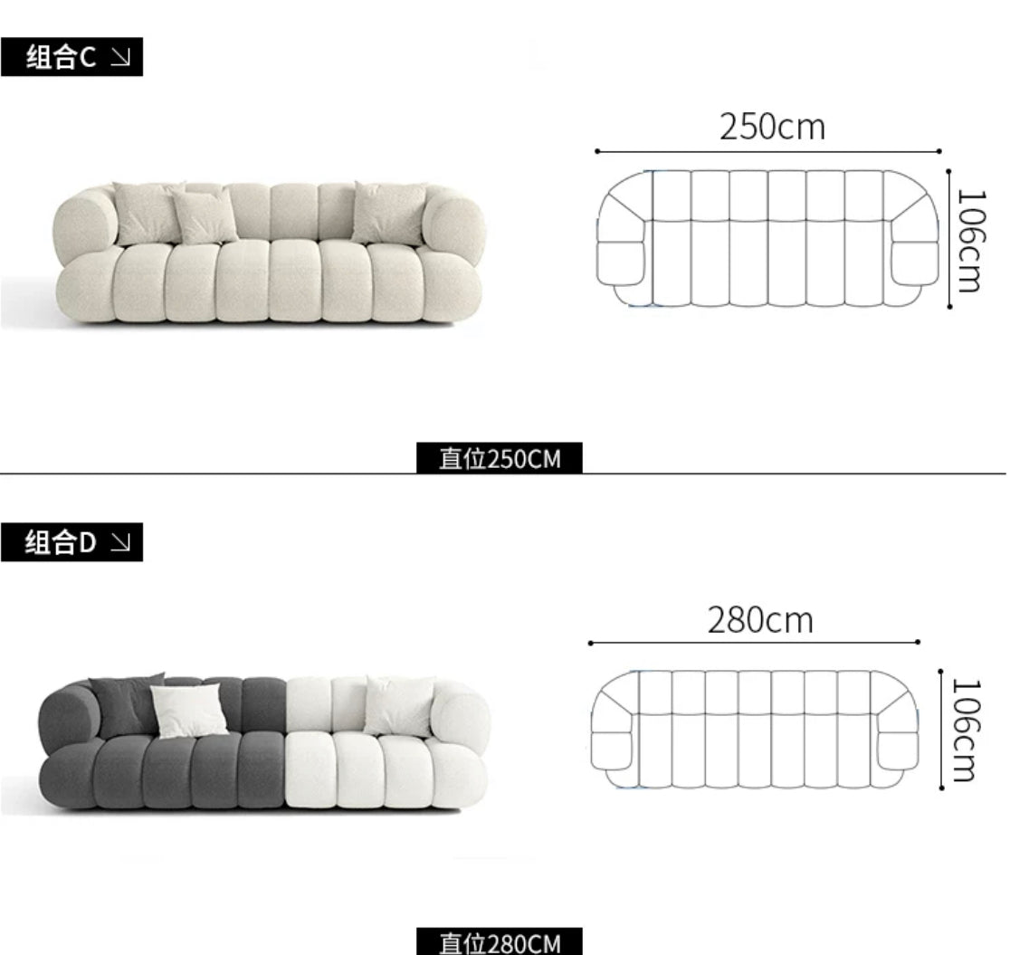 BB Hug Sofa Space Chair Mew Design Luxurious Living Room Villa Sofa Set