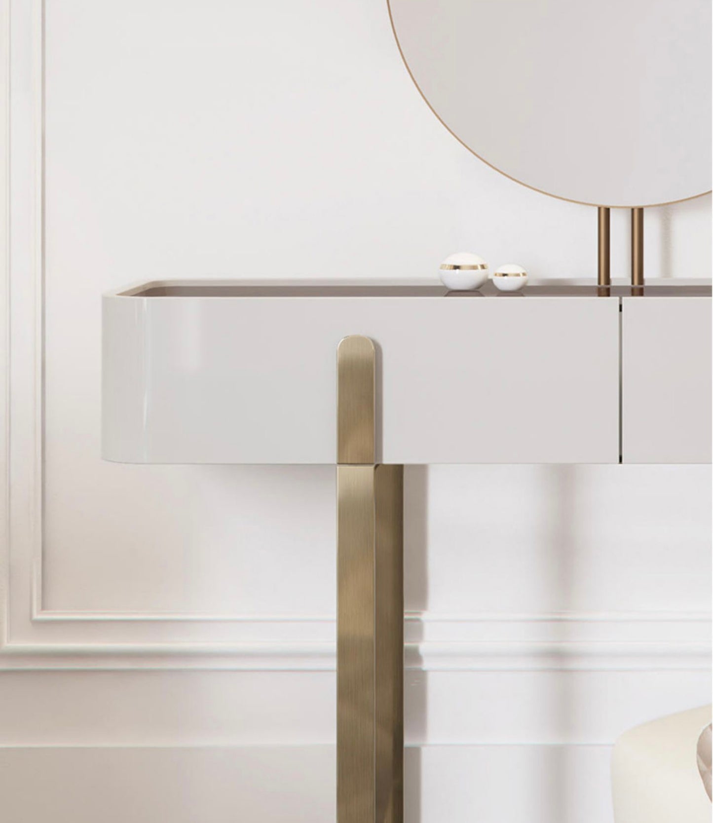 Italian style dresser high-grade makeup table luxury dresser