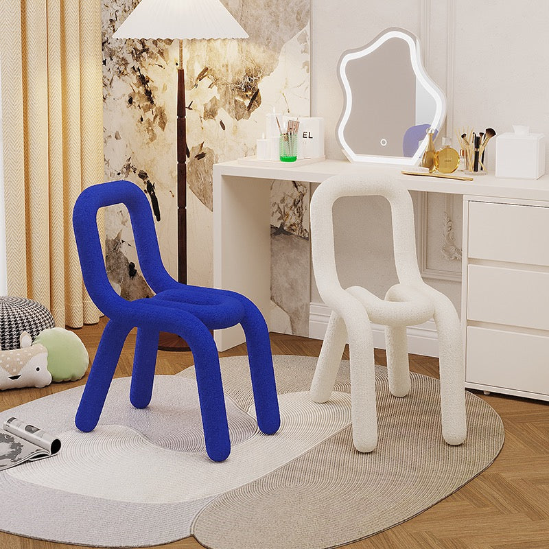 Stylish backrest chair creative dressing chair dining chair