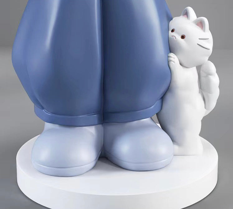 Rabbit girl side table build-in audio equipment Bluetooth connection fashion coffee table