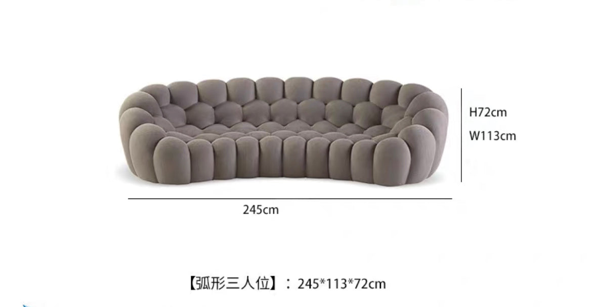 Creative Bubble Sofa Customized Net Fabric Unique Design Lovely Home