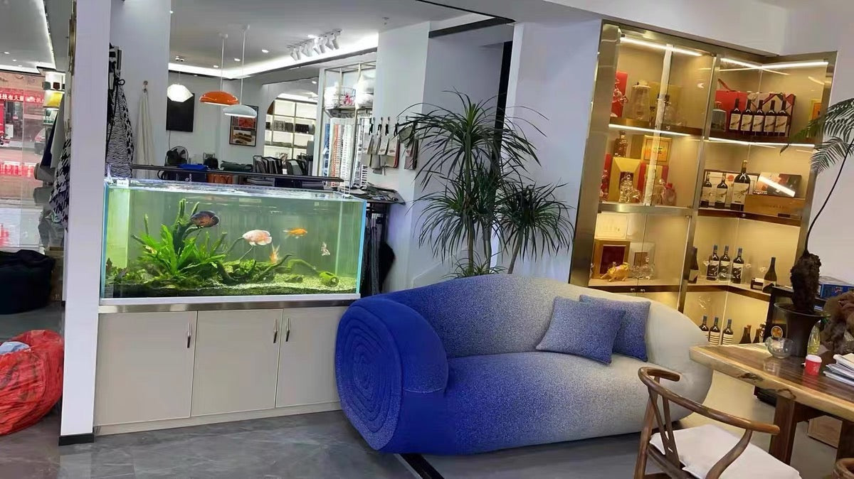 Gradient sofa modern living room furniture abnormal sofa