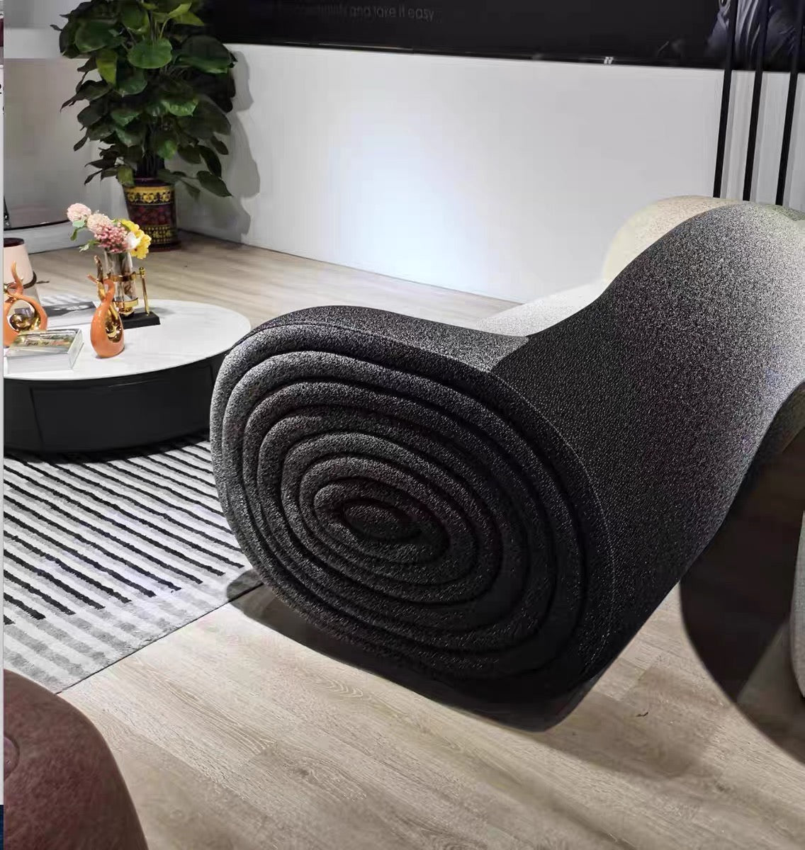 Gradient sofa modern living room furniture abnormal sofa