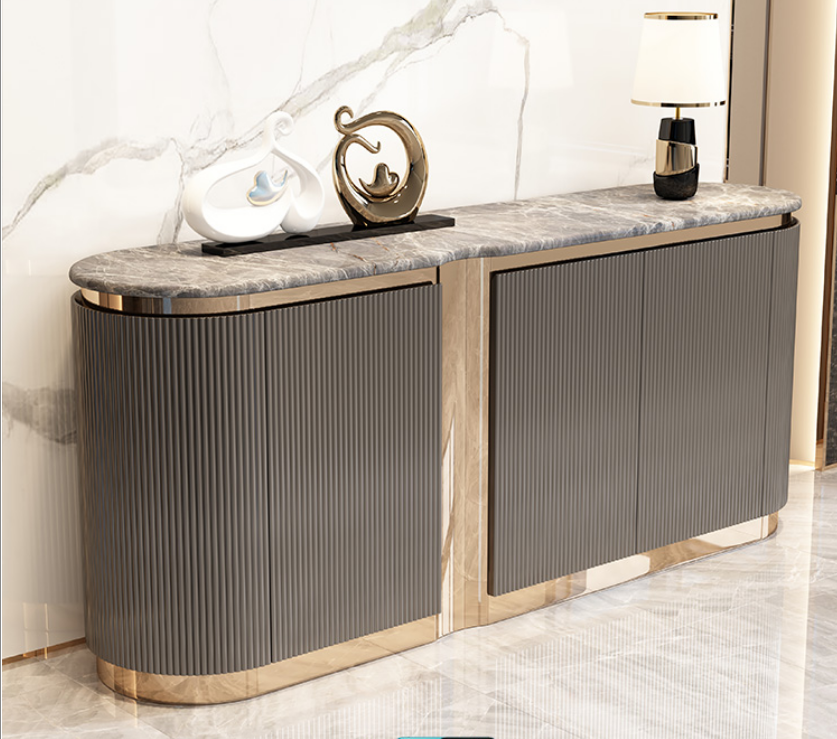 Postmodern Side Cabinet Versatile Sideboard Cabinet Modern Design