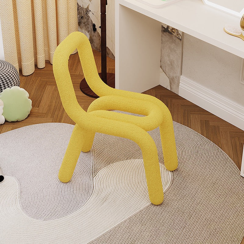 Stylish backrest chair creative dressing chair dining chair