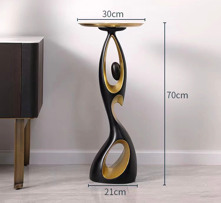 Hot sale Dancing girl side table abstract appearance coffee table