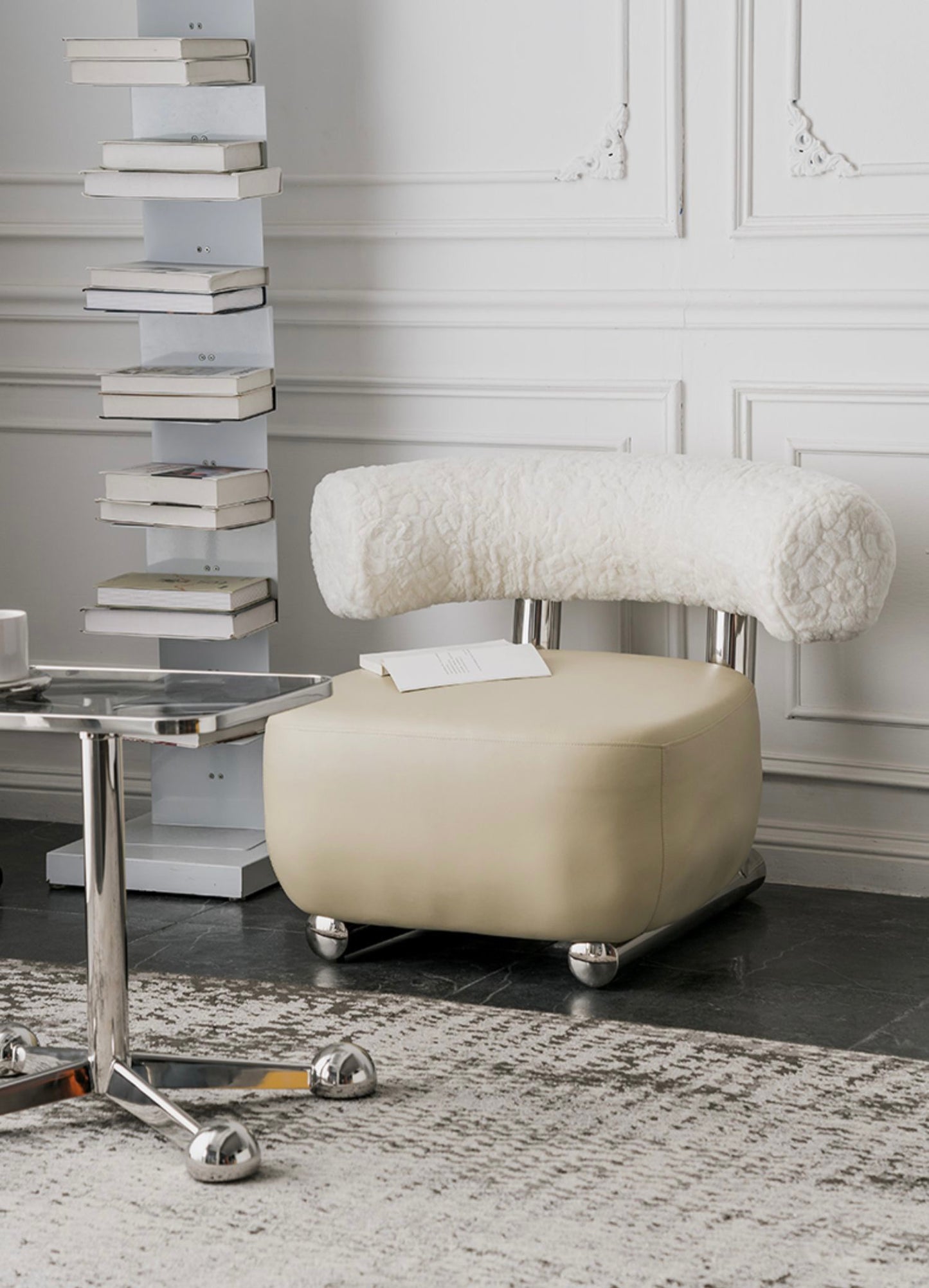 Creative design Sledge chair girly sofa chair dressing chair