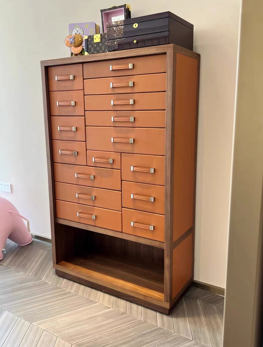 Luxurious Jewels storage watch storage foldable cabinet dressing room