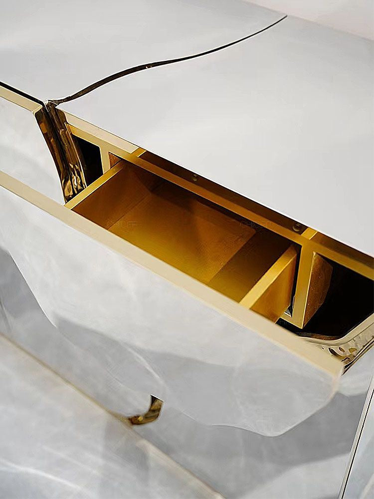 Stainless steel cabinet fashion design