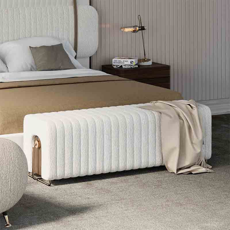 Bedroom Stool shoes Bench Stool Leather Brass Stool Classic Design