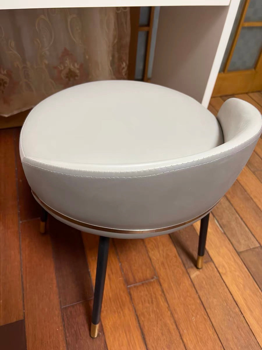 Rotatable dressing stool elegant make up dresser chair