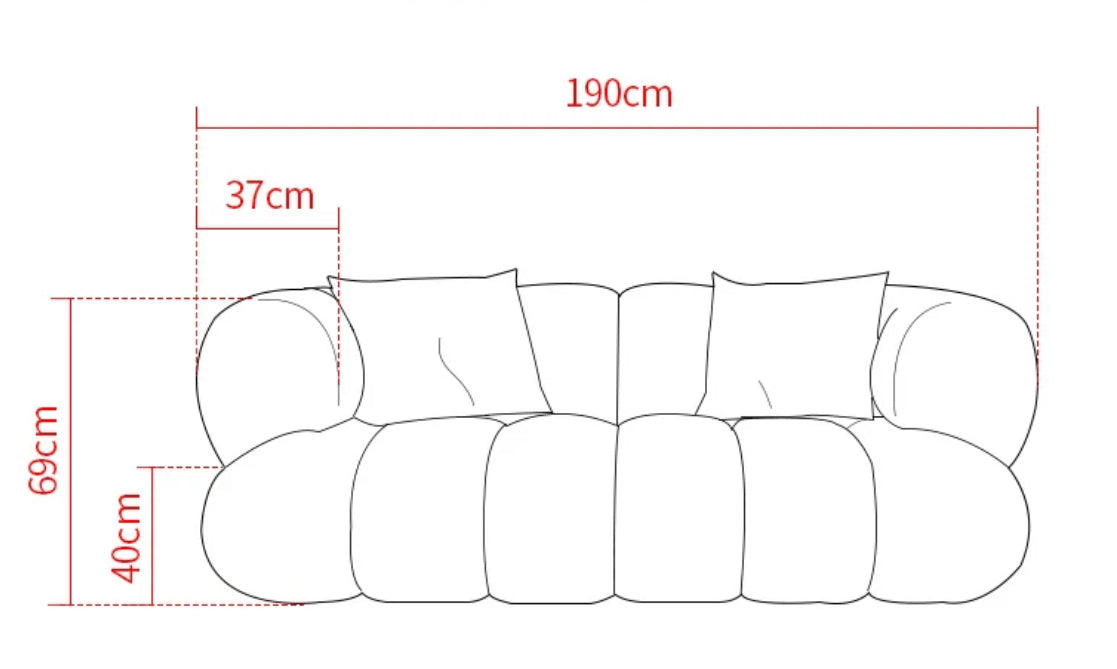 BB Hug Sofa Space Chair Mew Design Luxurious Living Room Villa Sofa Set