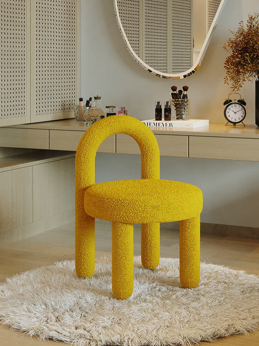 Light luxurious dressing stool lovely children seat dining chair