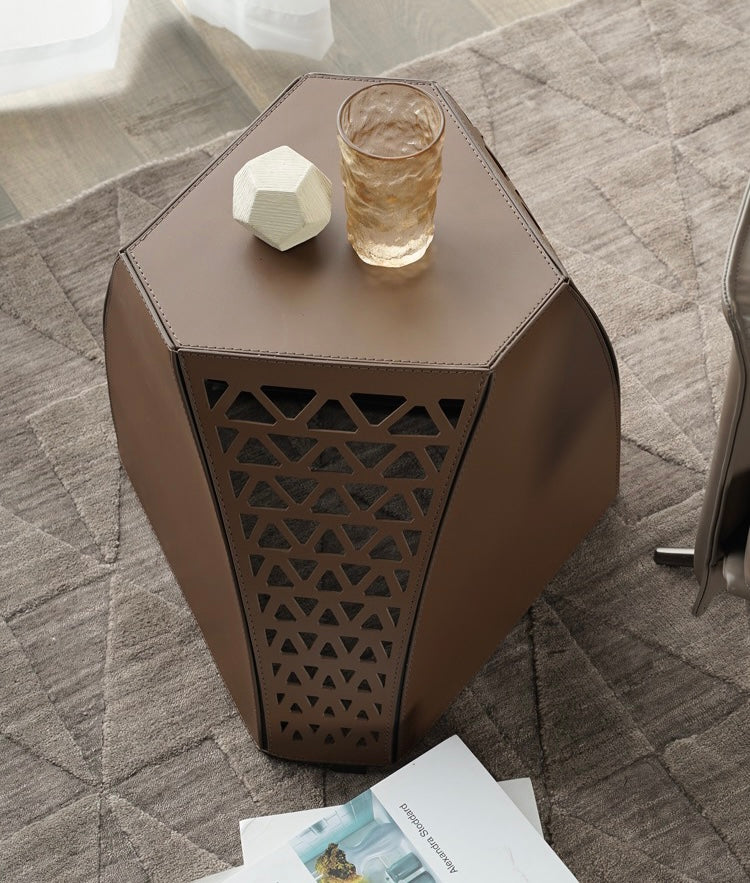 Hollow out leather dresser chair fashionable dressing stool