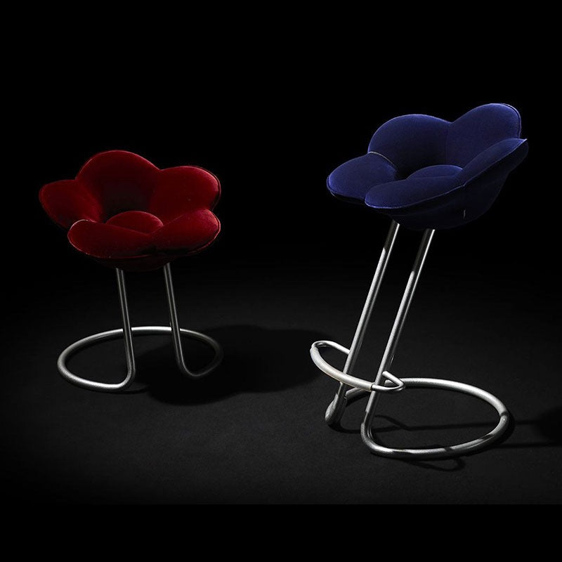 Flower dining chair creative bar stool spring unique home