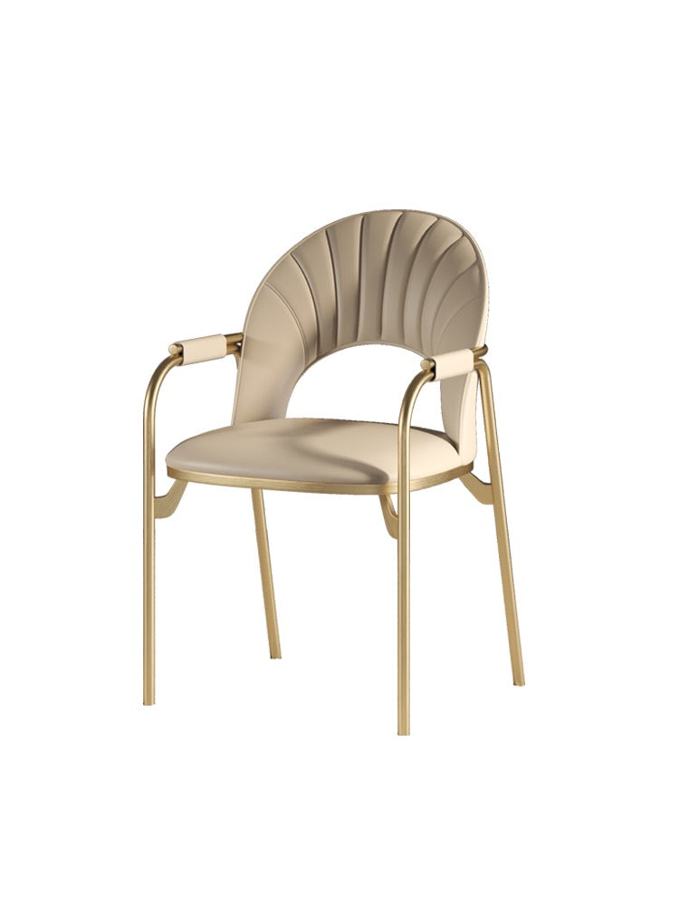 Extravagant dining chair elegant stainless steel chair