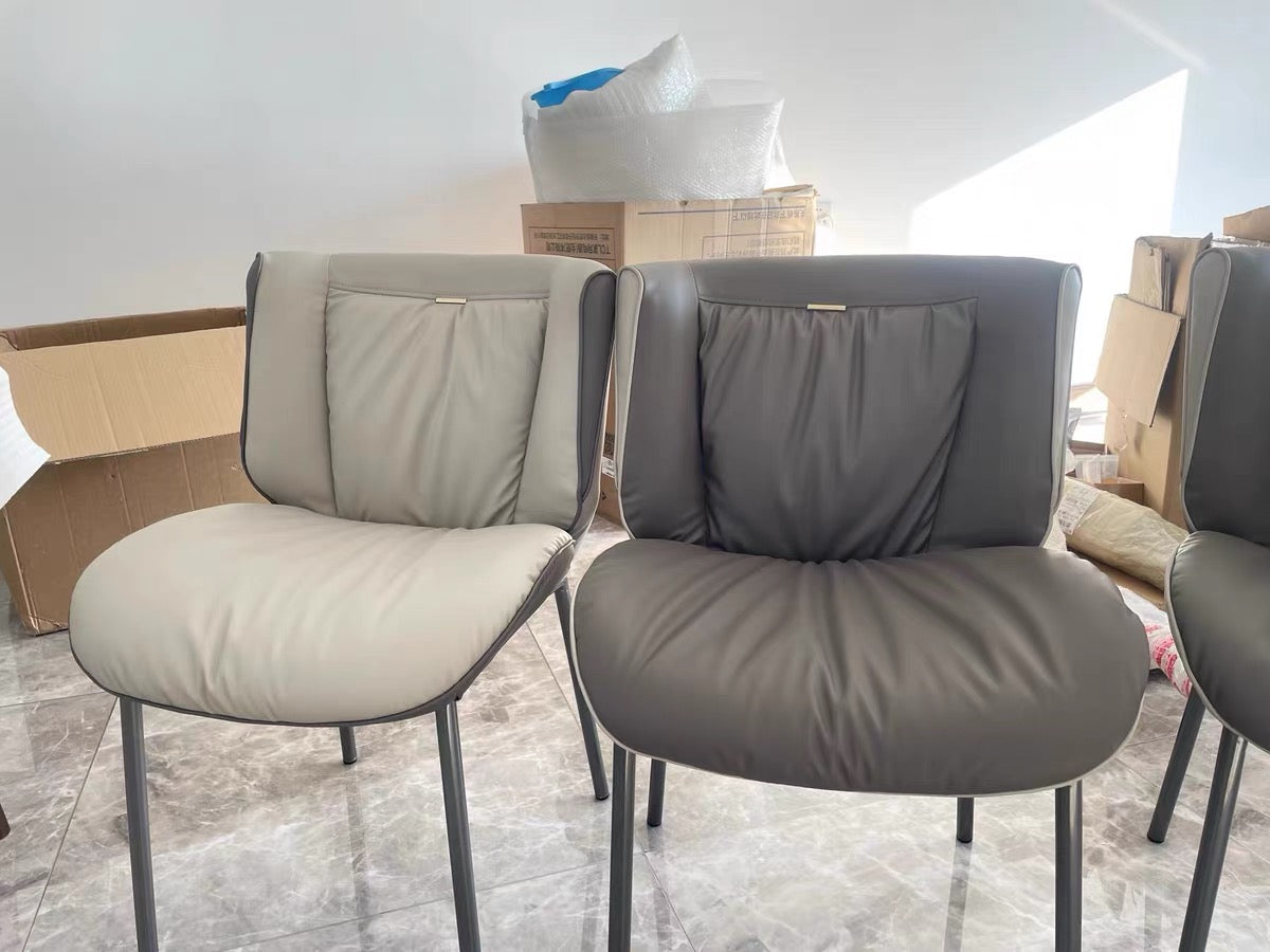 Italian style Carbon steel dining chair comfortable meeting chair