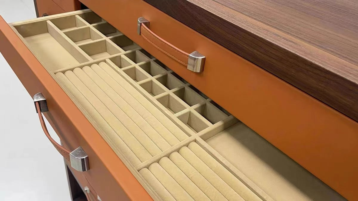 Luxurious Jewels storage watch storage foldable cabinet dressing room