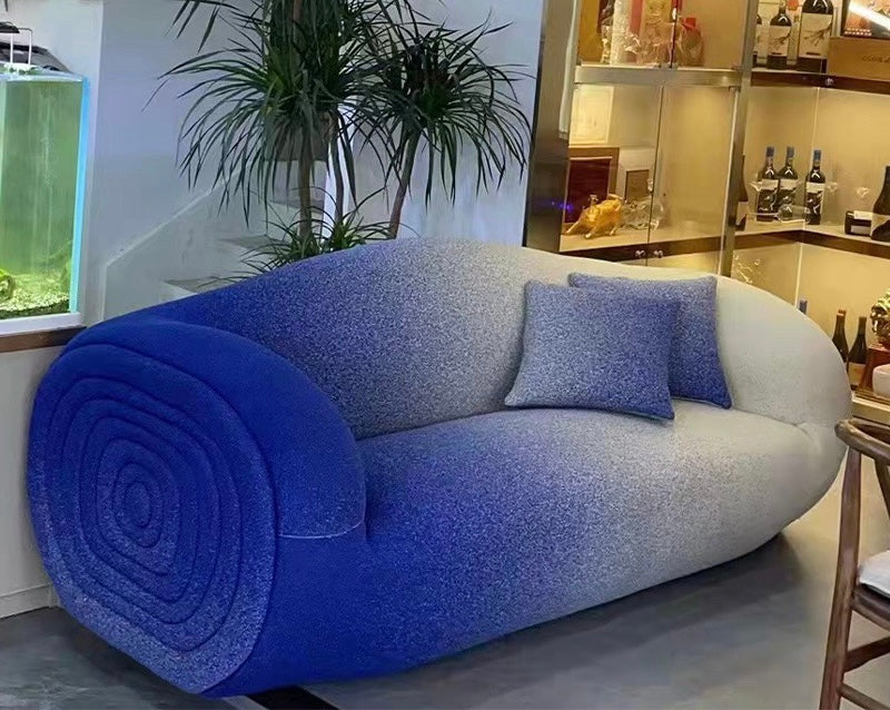 Gradient sofa modern living room furniture abnormal sofa