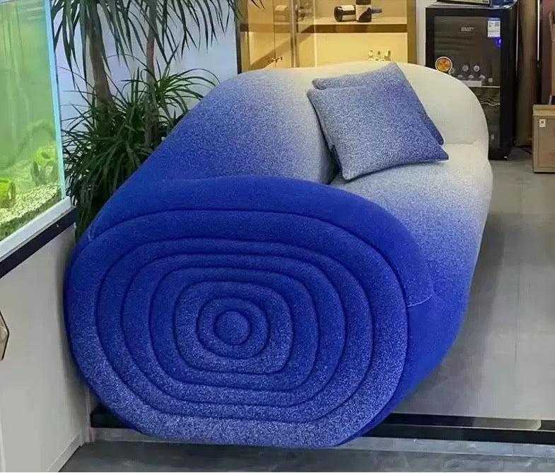 Gradient sofa modern living room furniture abnormal sofa