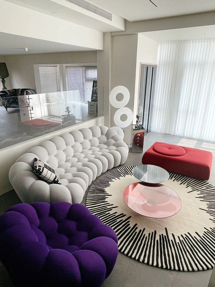 Creative Bubble Sofa Customized Net Fabric Unique Design Lovely Home