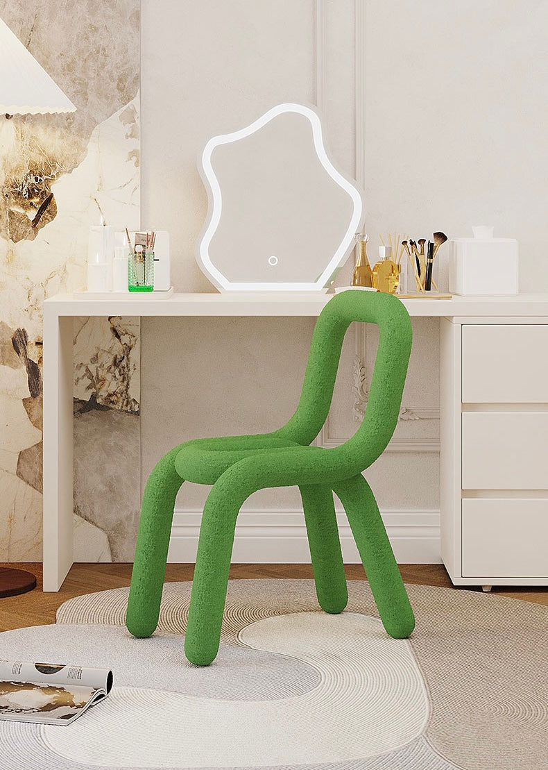 Stylish backrest chair creative dressing chair dining chair