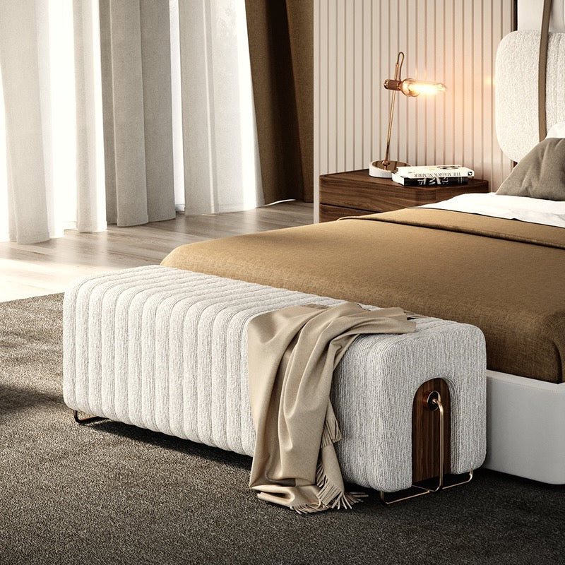 Bedroom Stool shoes Bench Stool Leather Brass Stool Classic Design